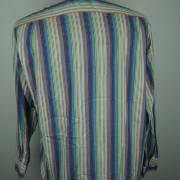 Canali Brown Label Multicolor Repp Striped shirt - Picture 6 of 6